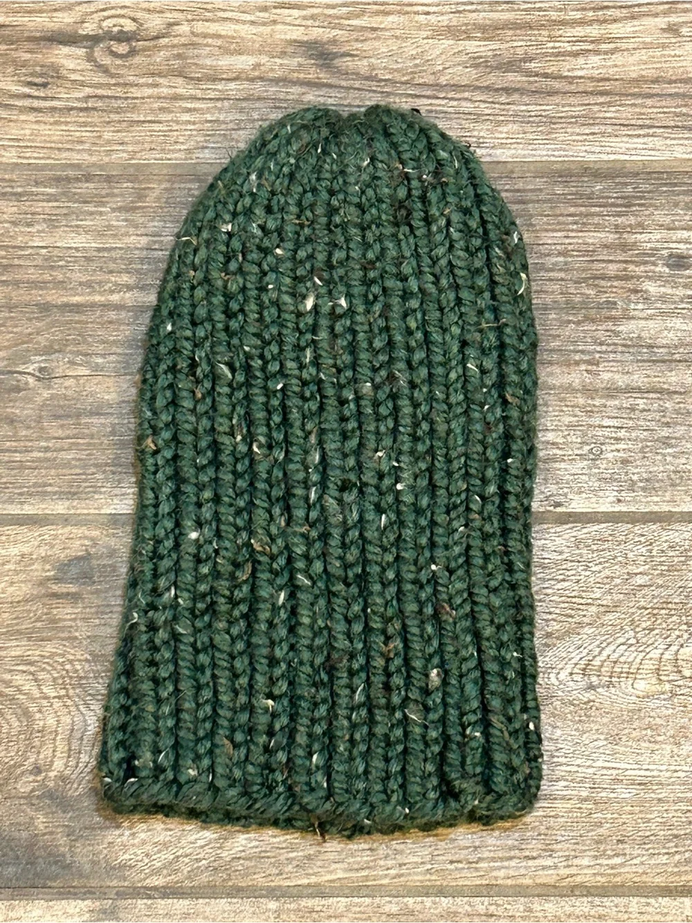 Handmade Unisex Cozy Kelp Knit Wool Blend Chunky Beanie 11” NEW